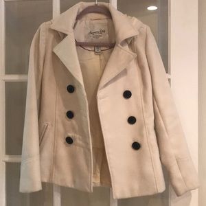 American rag cream peacoat